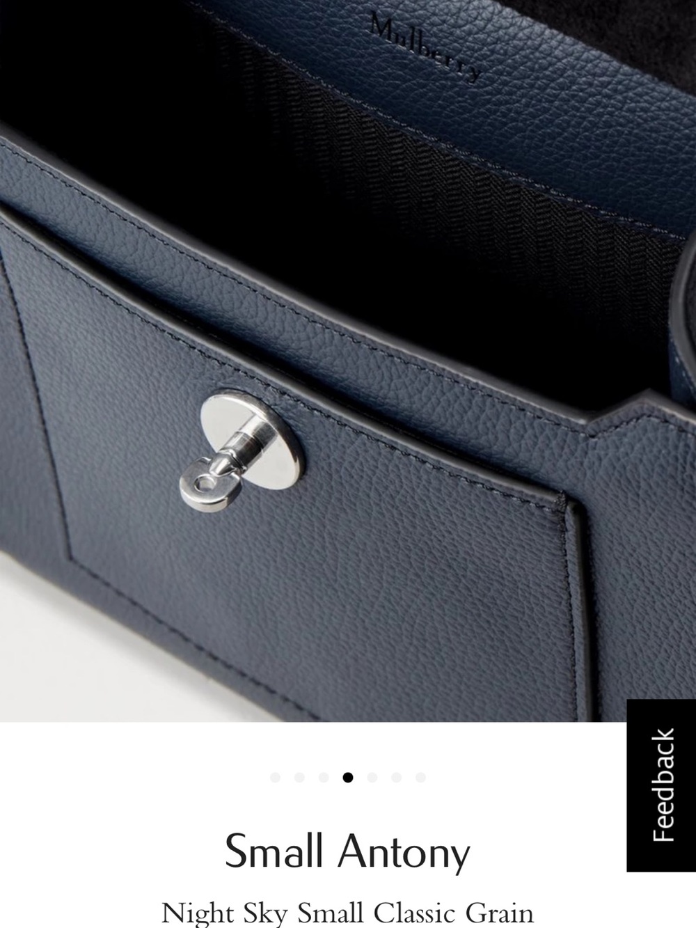 Mulberry Small Antony Crossbody Bag - Picture 6 of 8